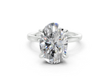 Reina Oval Diamond Engagement Ring