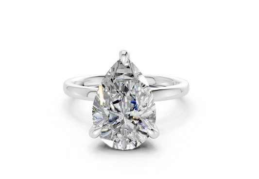 Sorrel Pear Diamond Engagement Ring