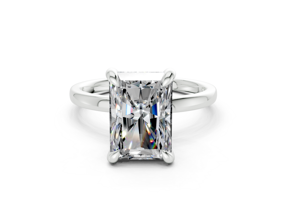 Reina Radiant Diamond Engagement Ring