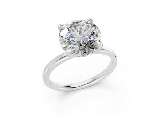 Liara Round Diamond Engagement Ring