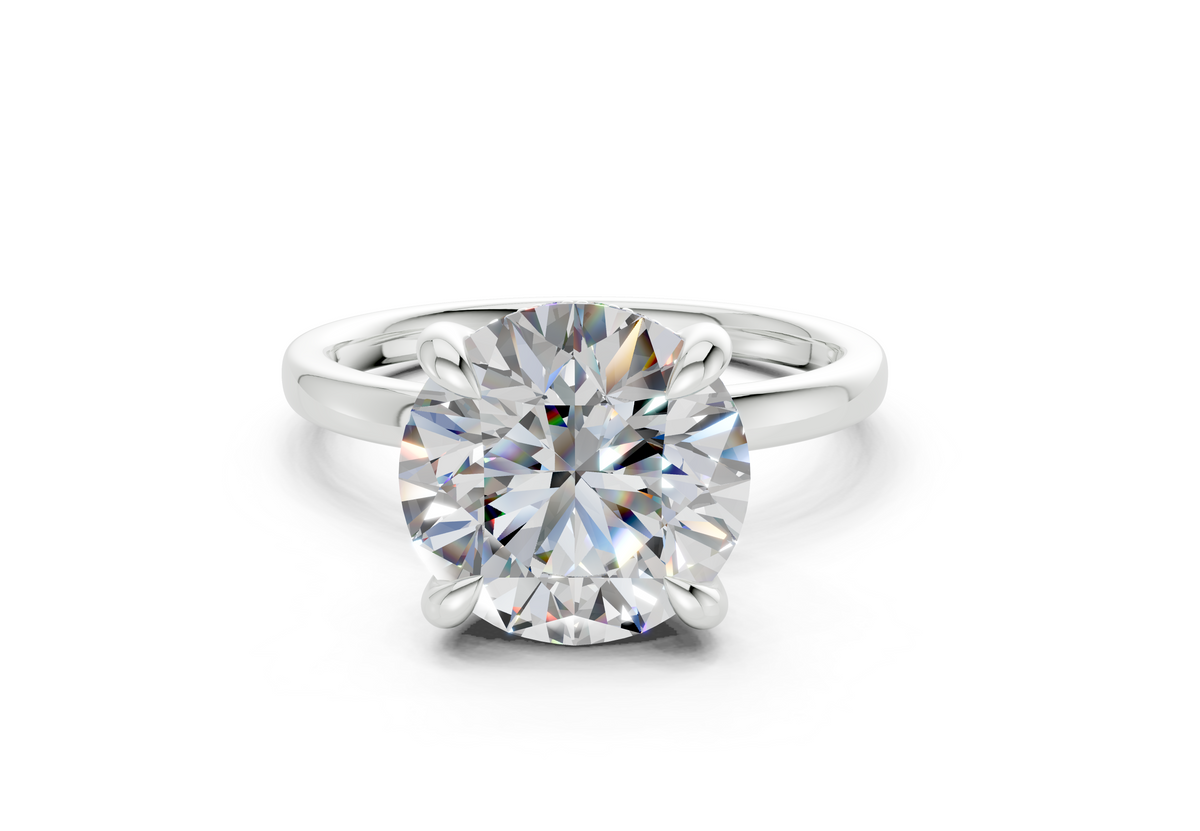 Fenna Round Diamond Engagement Ring