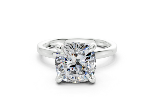 Arianne Cushion Square Diamond Engagement Ring