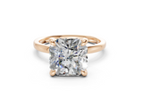 Delia Radiant Square Diamond Engagement Ring