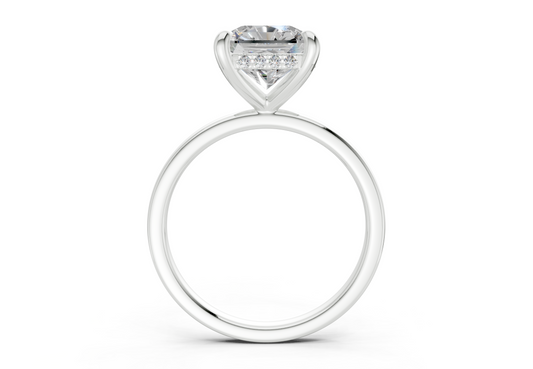 Fenna Radiant Square Diamond Engagement Ring