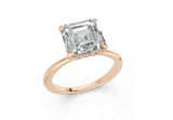 Novalle Asscher Diamond Engagement Ring