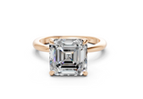 Novalle Asscher Diamond Engagement Ring