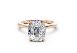 Novalle Elongated Cushion Diamond Engagement Ring