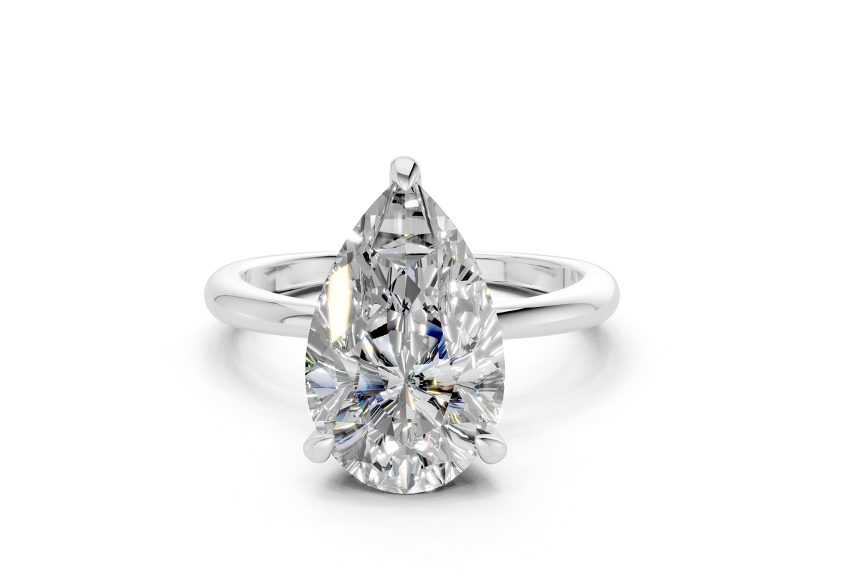 Novelle Pear Diamond Engagement Ring