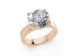 Celene Round Diamond Engagement Ring