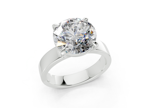 Veya Round Diamond Engagement Ring