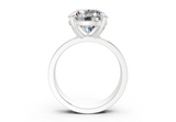 Daris Round Diamond Engagement Ring