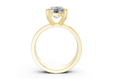 Daris Elongated Cushion Diamond Engagement Ring