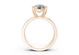 Daris Elongated Cushion Diamond Engagement Ring