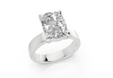 Daris Elongated Cushion Diamond Engagement Ring