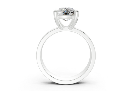 Daris Elongated Cushion Diamond Engagement Ring