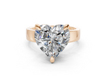 Daris Heart Diamond Engagement Ring