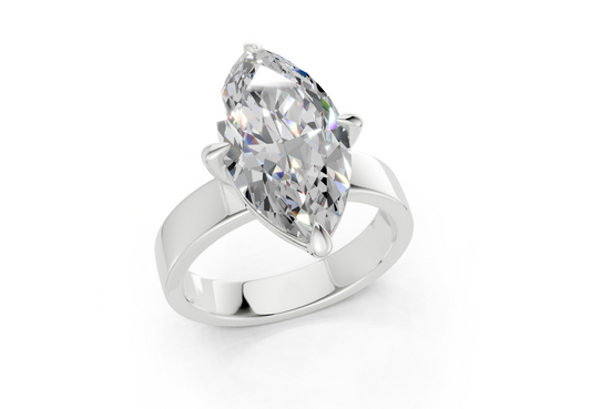 Veya Marquise Diamond Engagement Ring