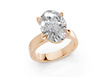 Celene Oval Diamond Engagement Ring