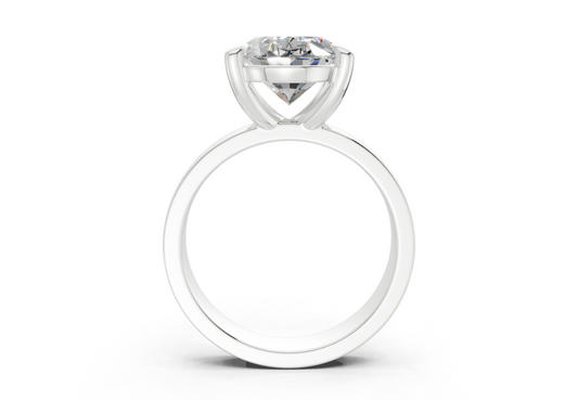 Daris Oval Diamond Engagement Ring