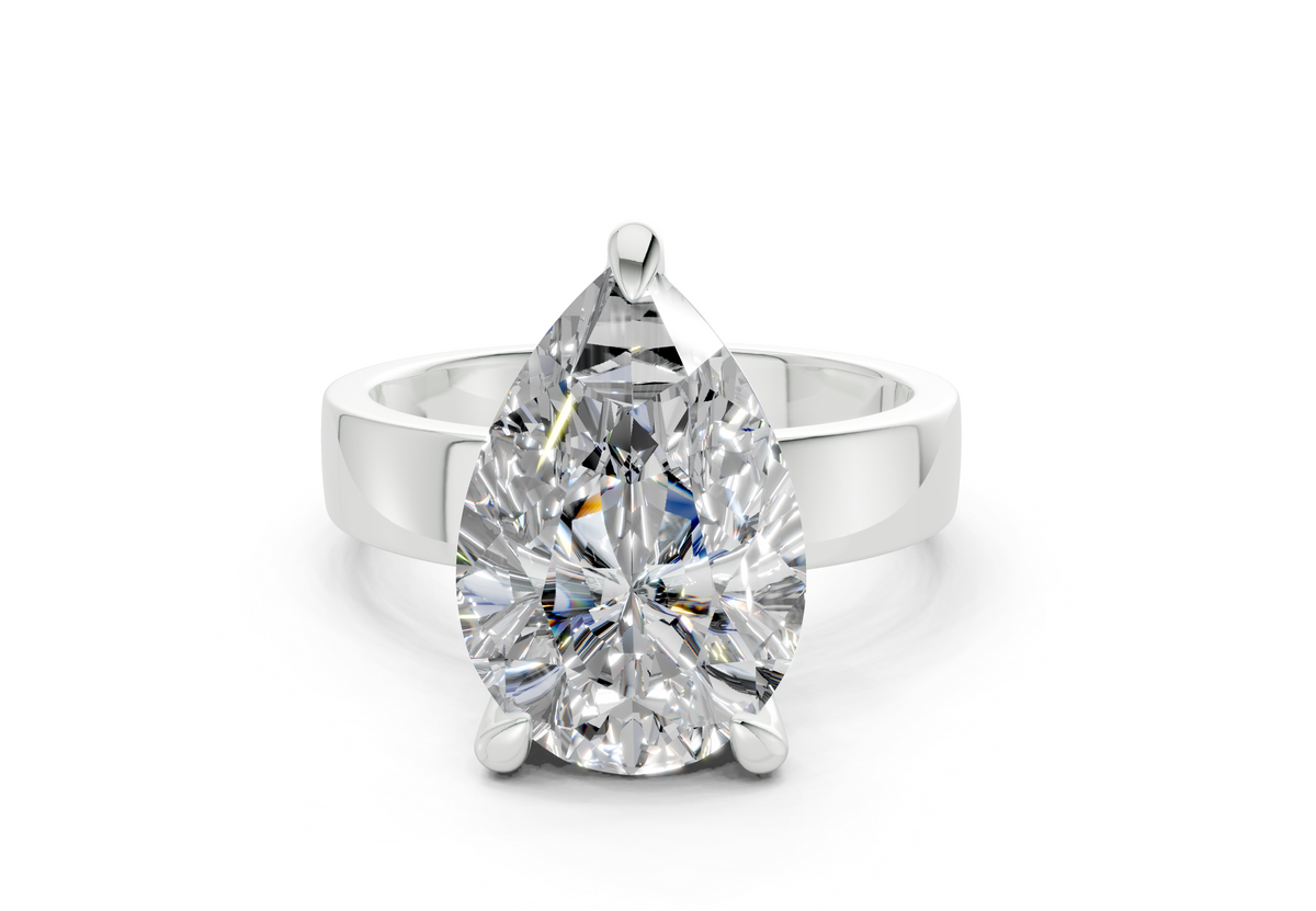 Celene Pear Diamond Engagement Ring