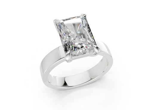 Verna Radiant Diamond Engagement Ring