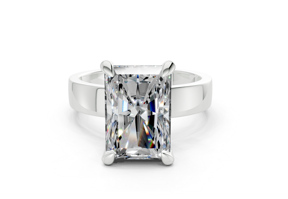 Veya Radiant Diamond Engagement Ring