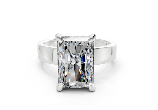 Daris Radiant Diamond Engagement Ring