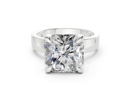 Celene Radiant Square Diamond Engagement Ring