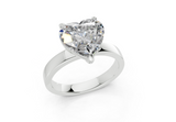 Elva Heart Diamond Engagement Ring