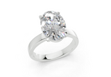 Elva Oval Diamond Engagement Ring