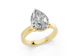 Vivia Pear Diamond Engagement Ring