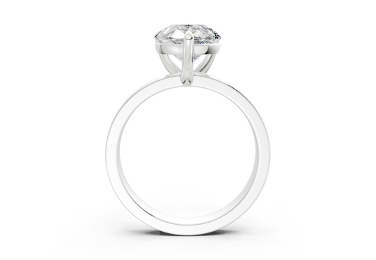 Elva Pear Diamond Engagement Ring