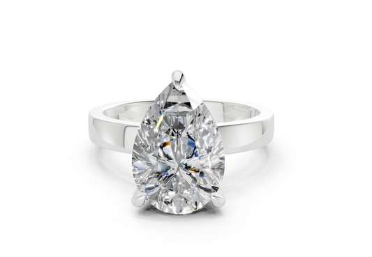 Elva Pear Diamond Engagement Ring