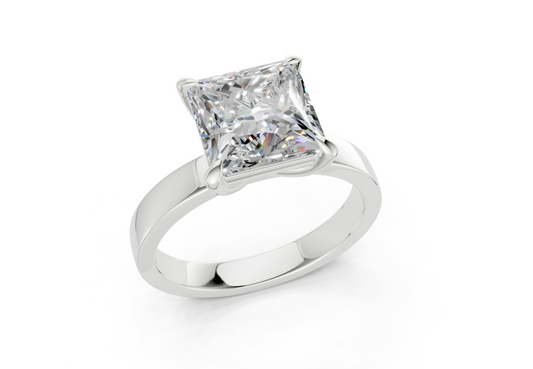 Elva Princess Diamond Engagement Ring