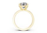 Elva Round Diamond Engagement Ring