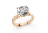 Vivia Round Diamond Engagement Ring