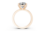 Vivia Round Diamond Engagement Ring