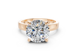 Elva Round Diamond Engagement Ring