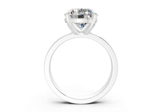 Elva Round Diamond Engagement Ring