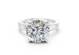 Elva Round Diamond Engagement Ring