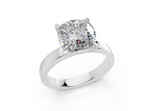 Elva Cushion Square Diamond Engagement Ring