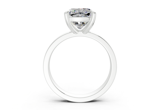 Elva Cushion Square Diamond Engagement Ring