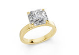 Elva Radiant Square Diamond Engagement Ring