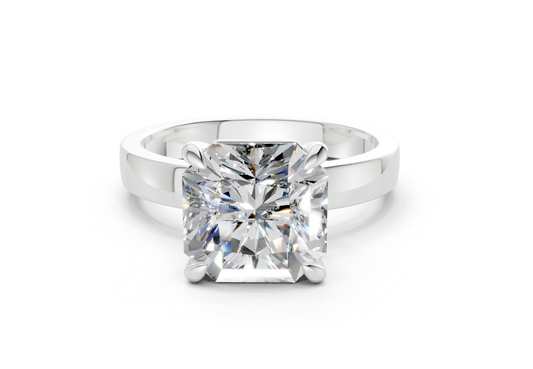 Vivia Radiant Square Diamond Engagement Ring