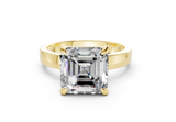 Elva Asscher Diamond Engagement Ring