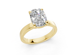 Elva Elongated Cushion Diamond Engagement Ring