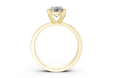 Elva Elongated Cushion Diamond Engagement Ring