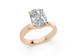 Elva Elongated Cushion Diamond Engagement Ring