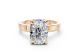 Elva Elongated Cushion Diamond Engagement Ring