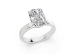 Elva Elongated Cushion Diamond Engagement Ring